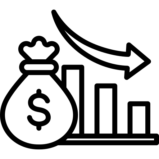Cost Reduction Icon